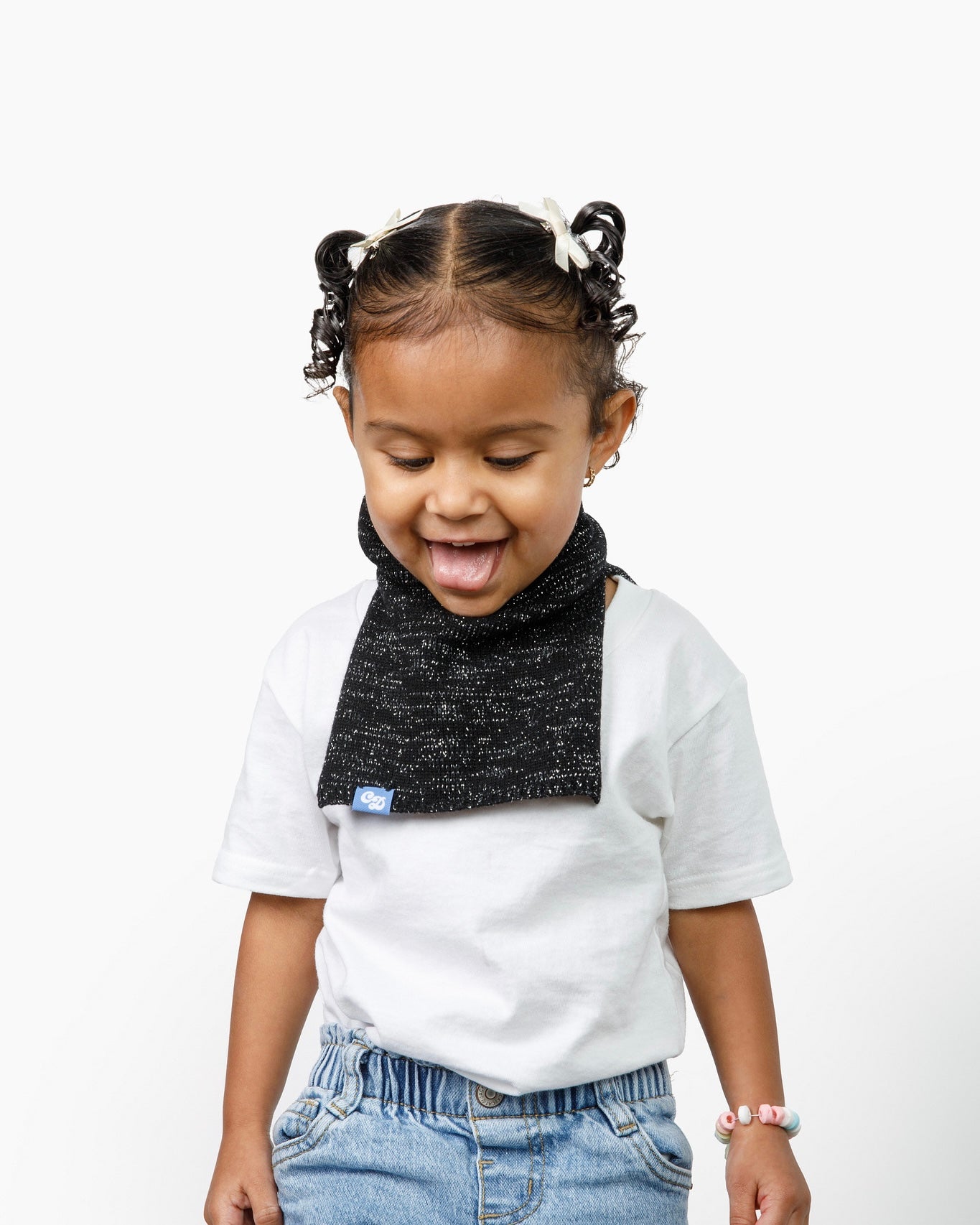 Aubrey is 2 and wearing a mini