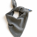 Babs Merino Cashmere Triangle Scarf in Flannel