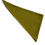 Babs Merino Cashmere Triangle Scarf in Mossy