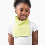 Khali is 7 and wearing size small in stan in lime