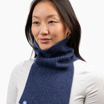 Liz is 5'6" and wearing a BIG freddie in denim