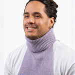 JP wears a size M shirt and a BIG freddie in lilac