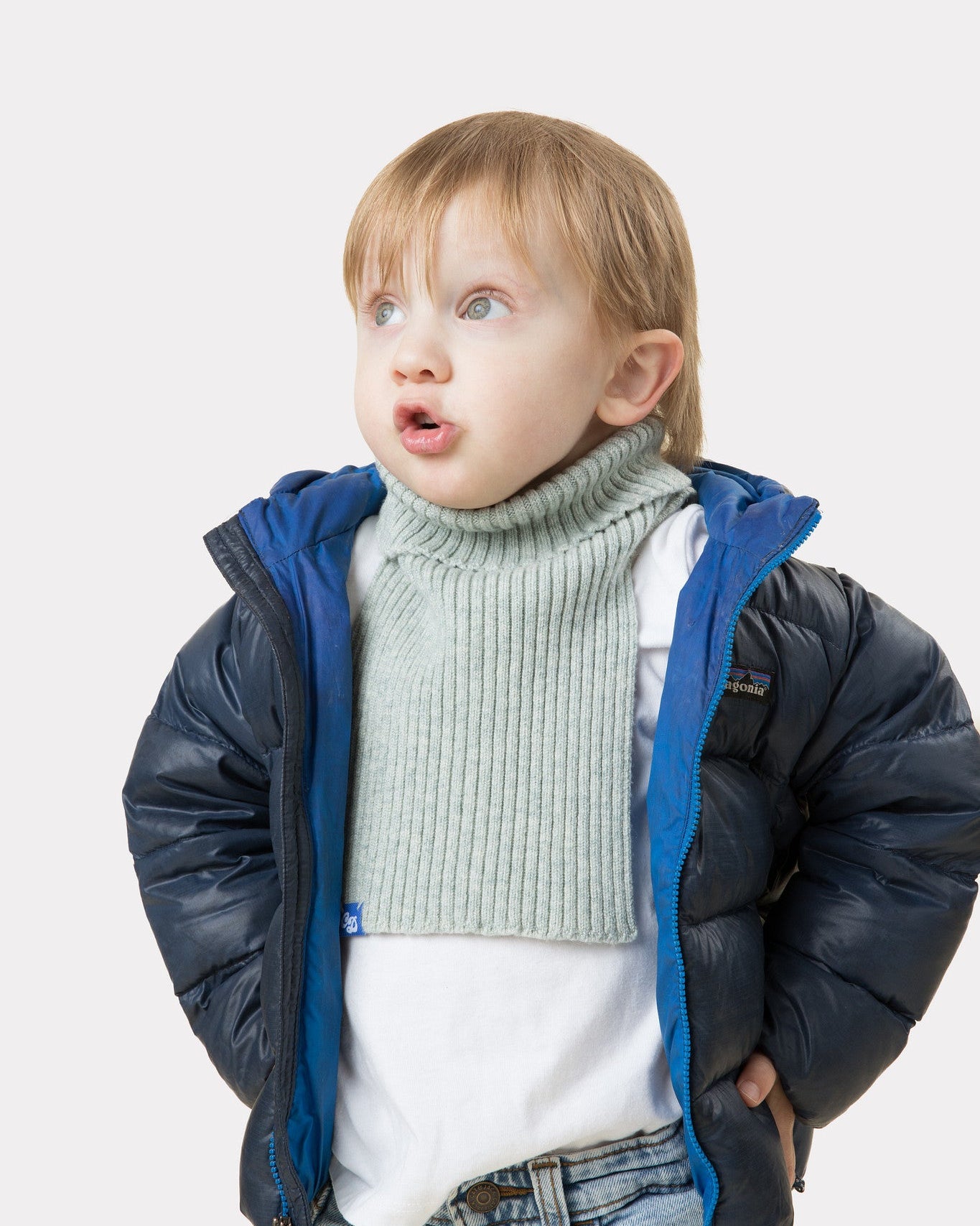 3 yr old Elio wears a mini freddie in steel