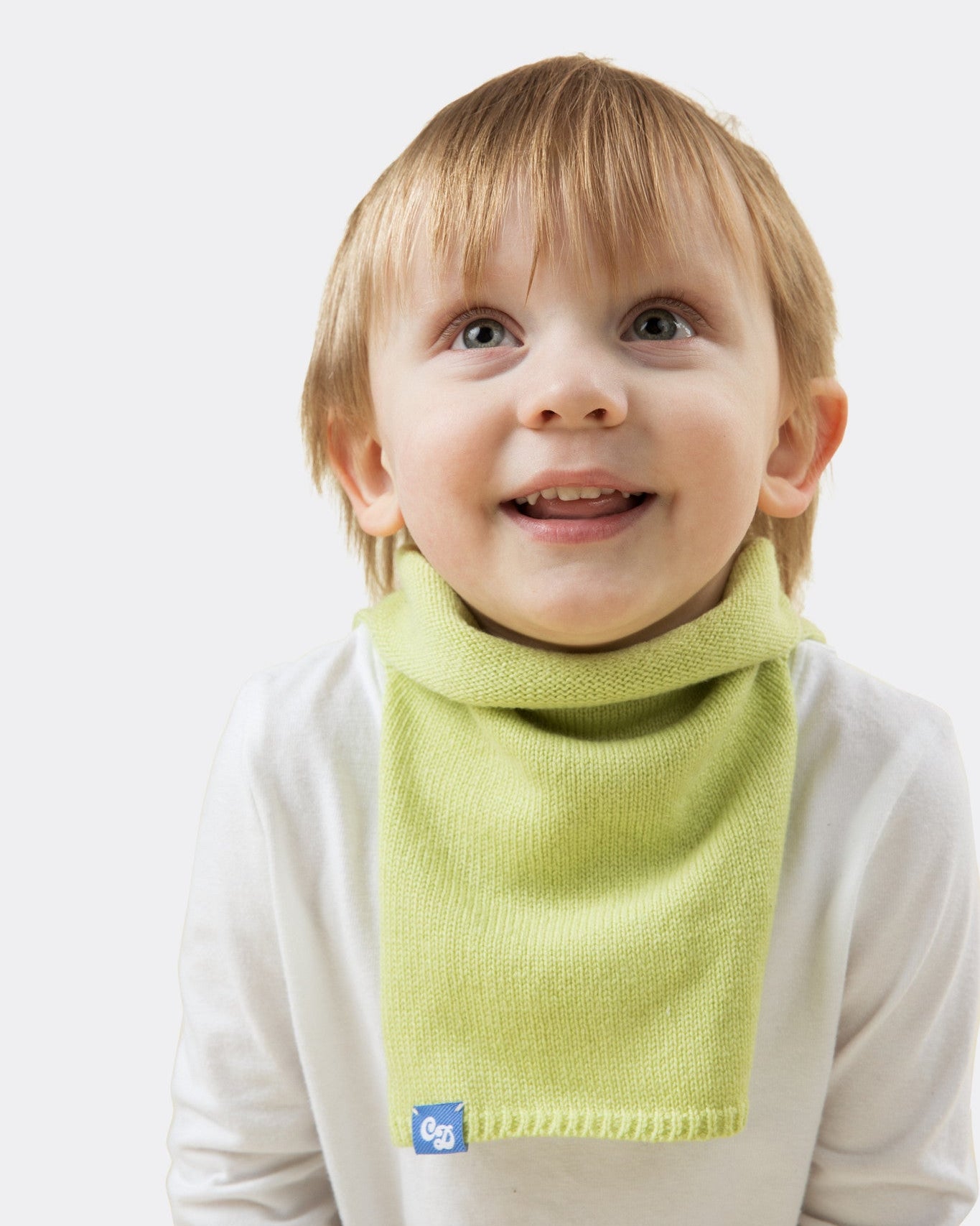 3 yr old Elio wears a mini stan in lime