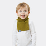 Elio, aged 3, wears a mini stan dickey in mossy