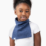 Khali, age 7, is wearing size small in denim stan