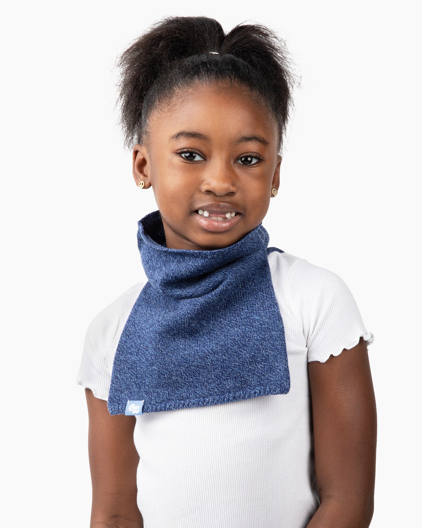 Khali, age 7, is wearing size small in denim stan