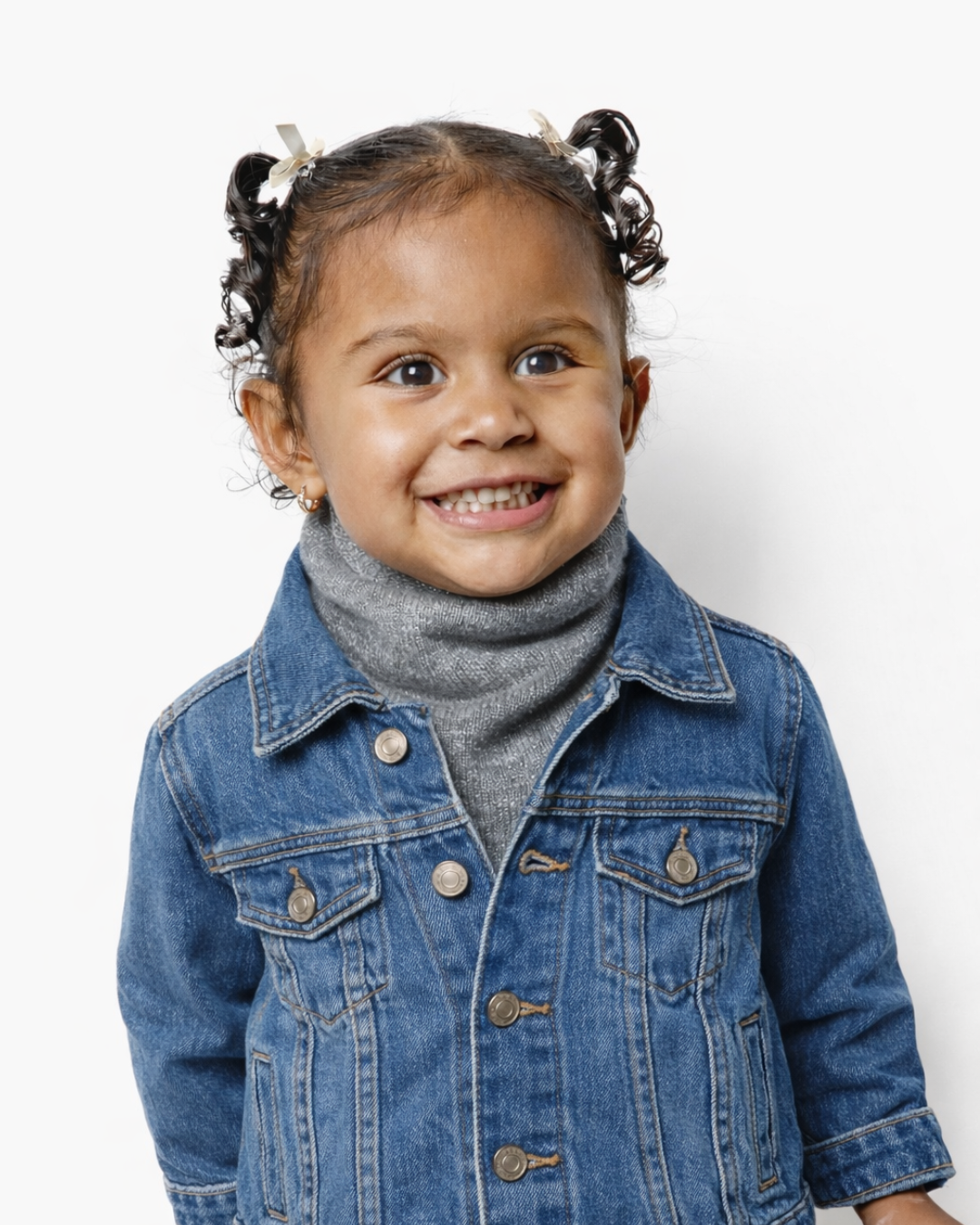 Aubrey is 2 and wears a mini stan