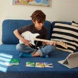 beatles + loog electric guitar white