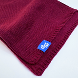 Stan Merino Cashmere Dickey Scarf in Berry