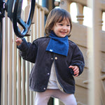 Kae, 22 months, reps a denim stan in mini at the playground