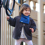 Kae, 22 months, reps a denim stan in mini at the playground