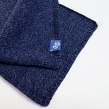 Stan Merino Cashmere Dickey Scarf in Denim