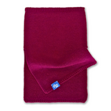 Stan Merino Cashmere Dickey Scarf in Berry