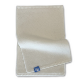 Stan Merino Cashmere Dickey Scarf in Blanc