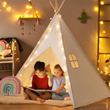 Tiny Land® Teepee Tent for Kids with Mat – Indoor Play Tent with Floor Mat