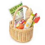 Tender Leaf Toys Wicker Shopping Basket