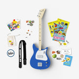 beatles + loog electric guitar blue