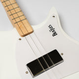 beatles + loog electric guitar white