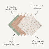 Muslin Cotton Washcloth